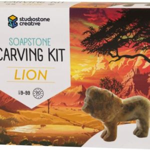 Soapstone Carving Kit - Safari, Lion