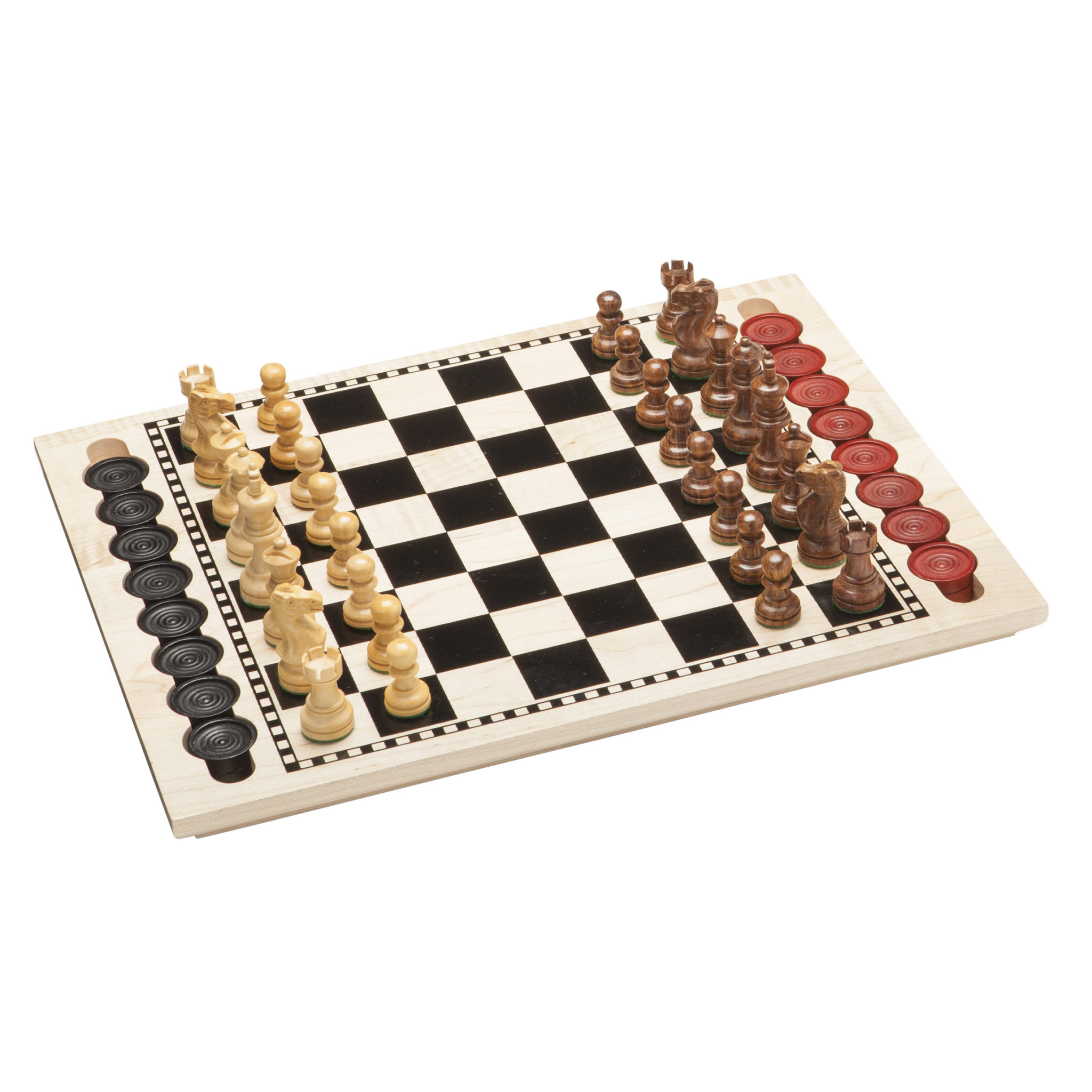 tavolo pieghevole portatile 3 in 1 didatecar Set 3 in 1 scacchi scacchi checkers Backgammon gioco di scacchi in legno per interni 