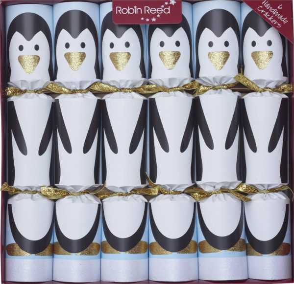 Racing Penguins Holiday Crackers