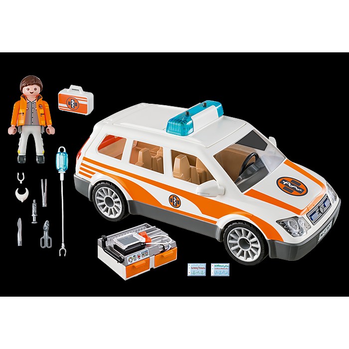 Emergency Car with Siren Geppetto's Toy Box