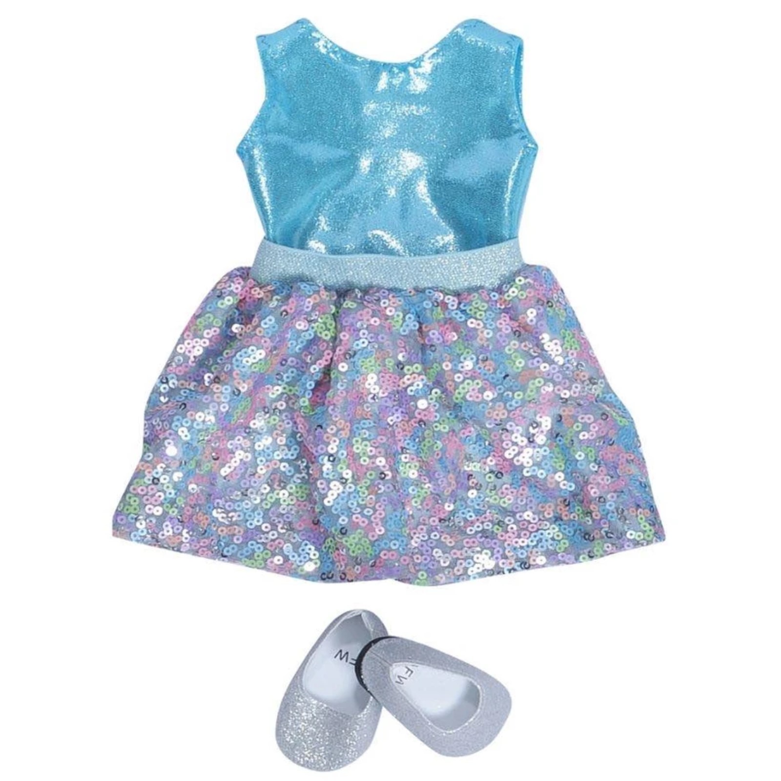 Doll Sequin Pastel Flippy Skirt Set – Geppetto's Toy Box