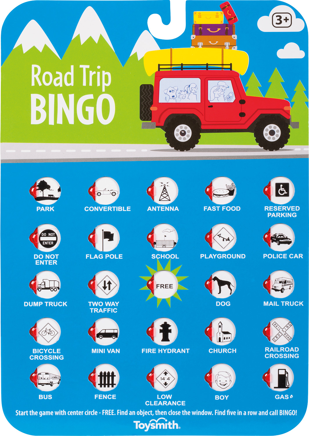 road trip bingo games