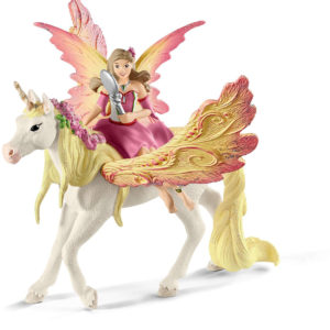Fairy Feya With Pegasus Unicorn