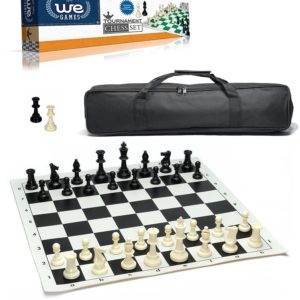 Chess Roll-Up Tournament Set, Black