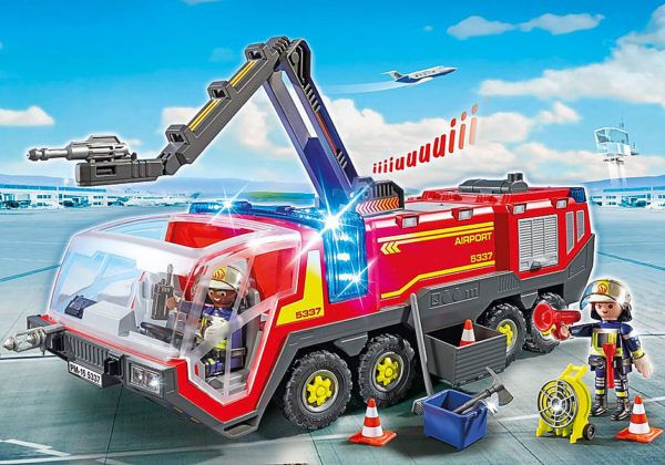 Airport Fire Engine with Lights and Sound