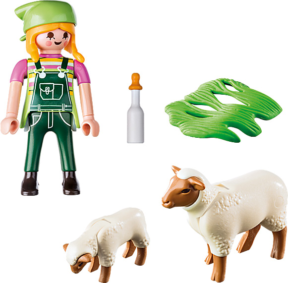 Farmer with Sheep