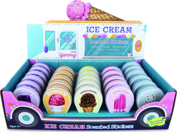 Ice Cream Truck Display With Scented Sti
