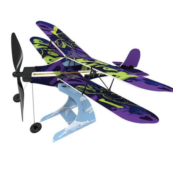 Rubberband Aeroplane Science: Biplane
