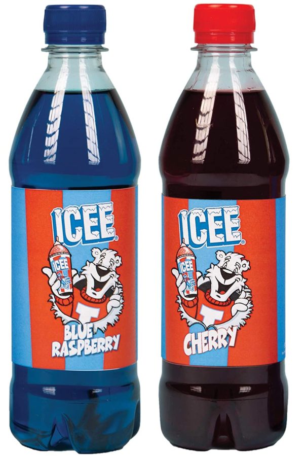 Icee Blue Raspberry & Cherry Syrup Set - 12 Pack