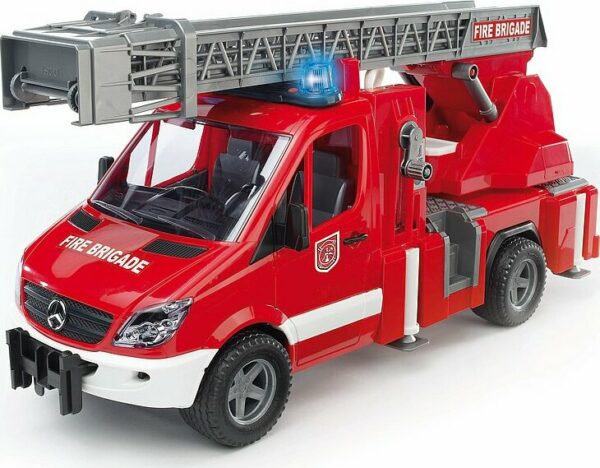 Mercedes Benz Sprinter Fire engine with slewing ladder, water pump and Light and Sound module (trucks) incl. Battery