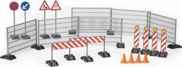 Construction set: railings, site signs and pylons